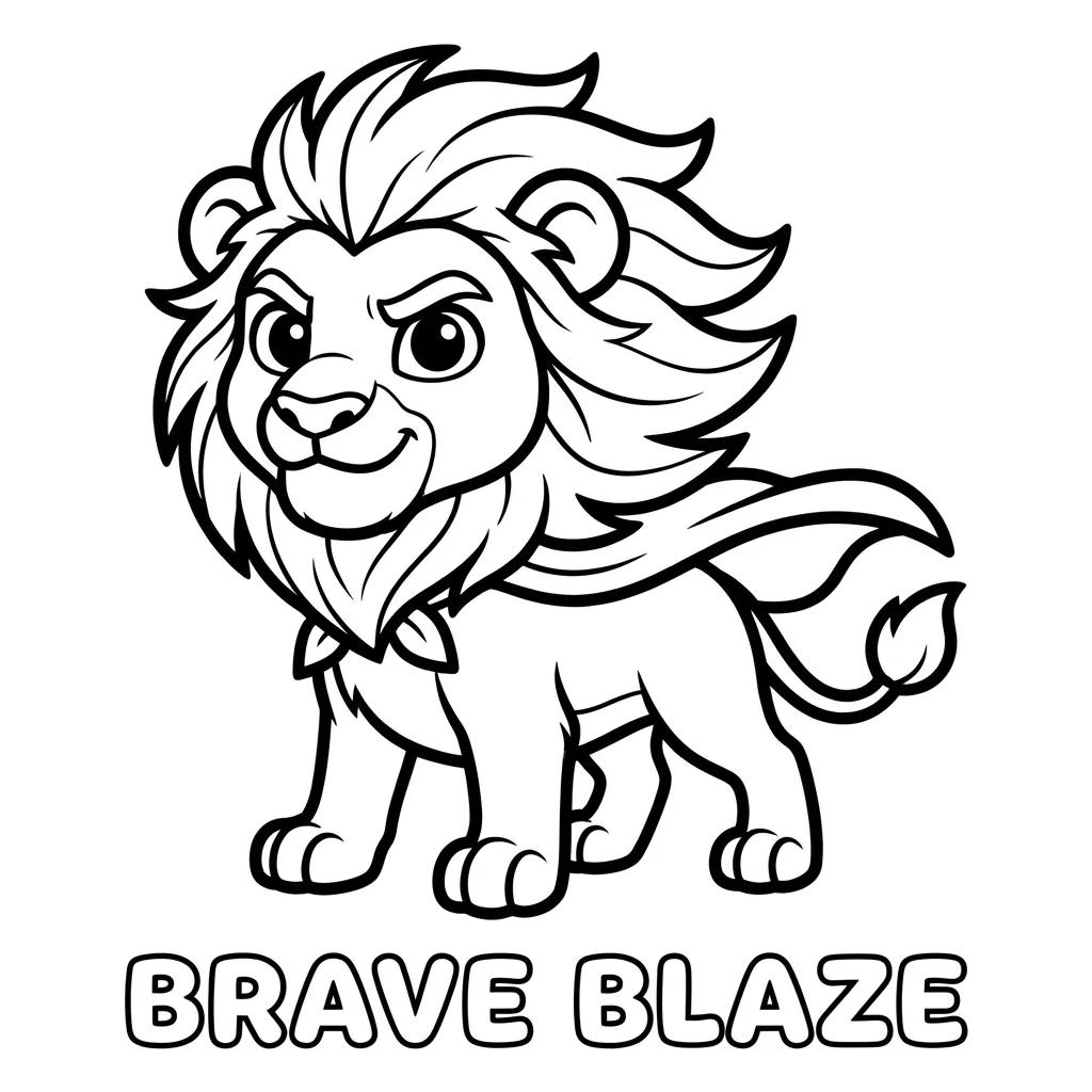 Blaze para colorear