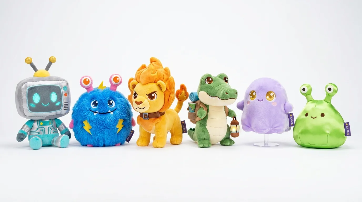 Set 6 peluches